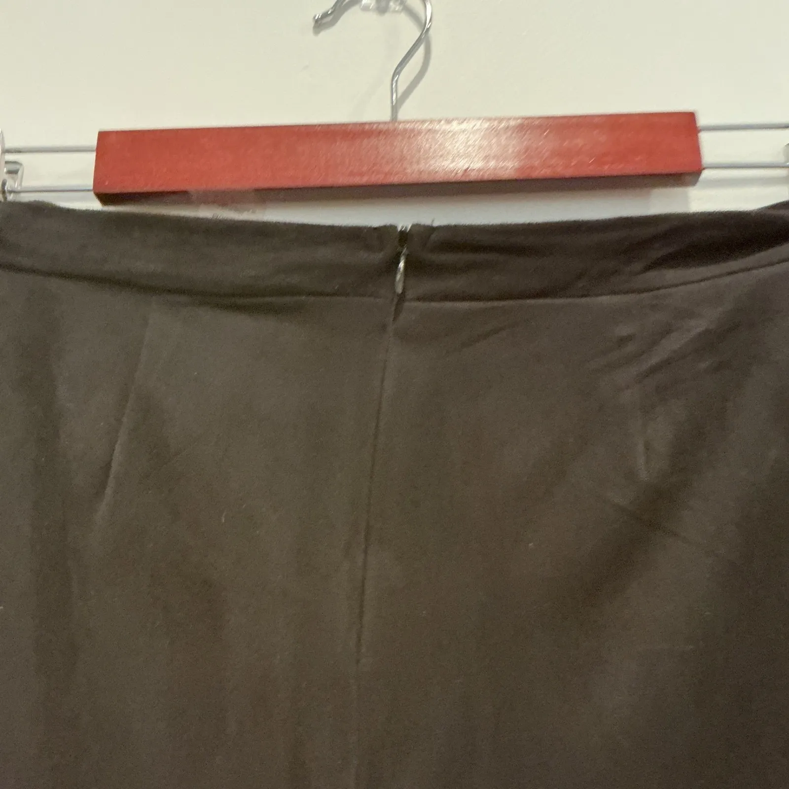 Jody California Black Fringe Skirt Midi Length Elastic Waist Made in USA Medium - Image 4