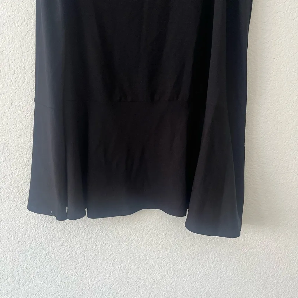 NWT EILEEN‎ FISHER Viscose Stretch Crepe Flare Minimalist Skirt Size XL - Image 2