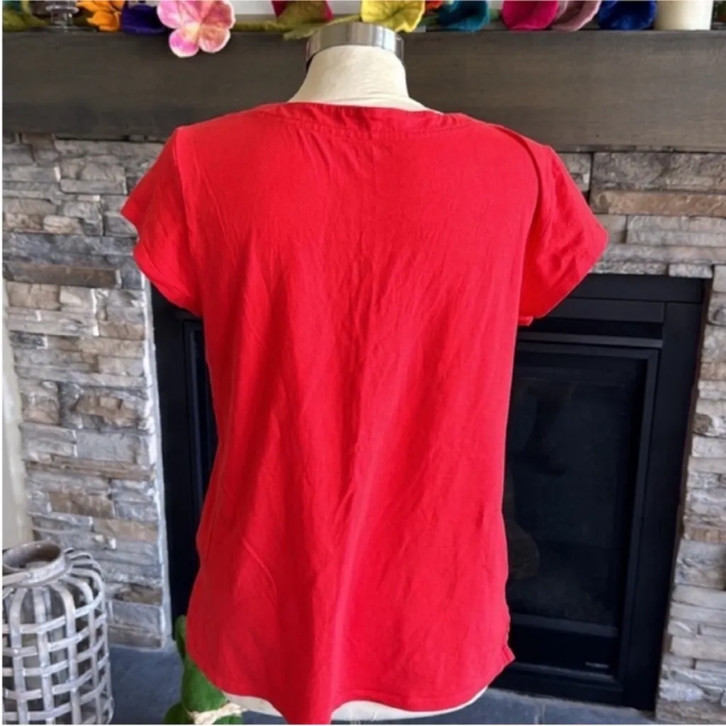 Cable & Gauge  split neck top - Image 2