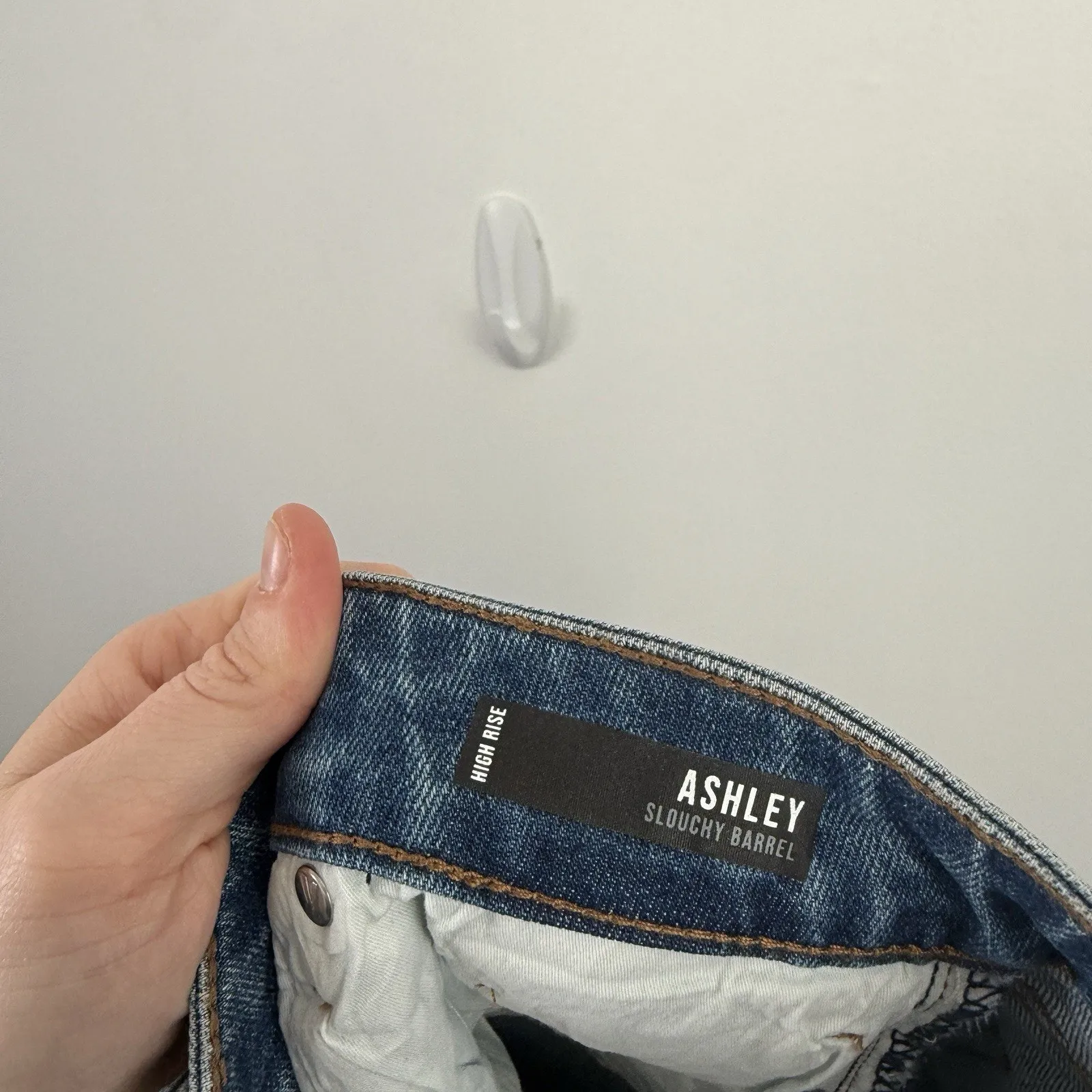 Kut from the Kloth Ashley Souchy Barrel Jeans High Rise Womens 2 - Image 8