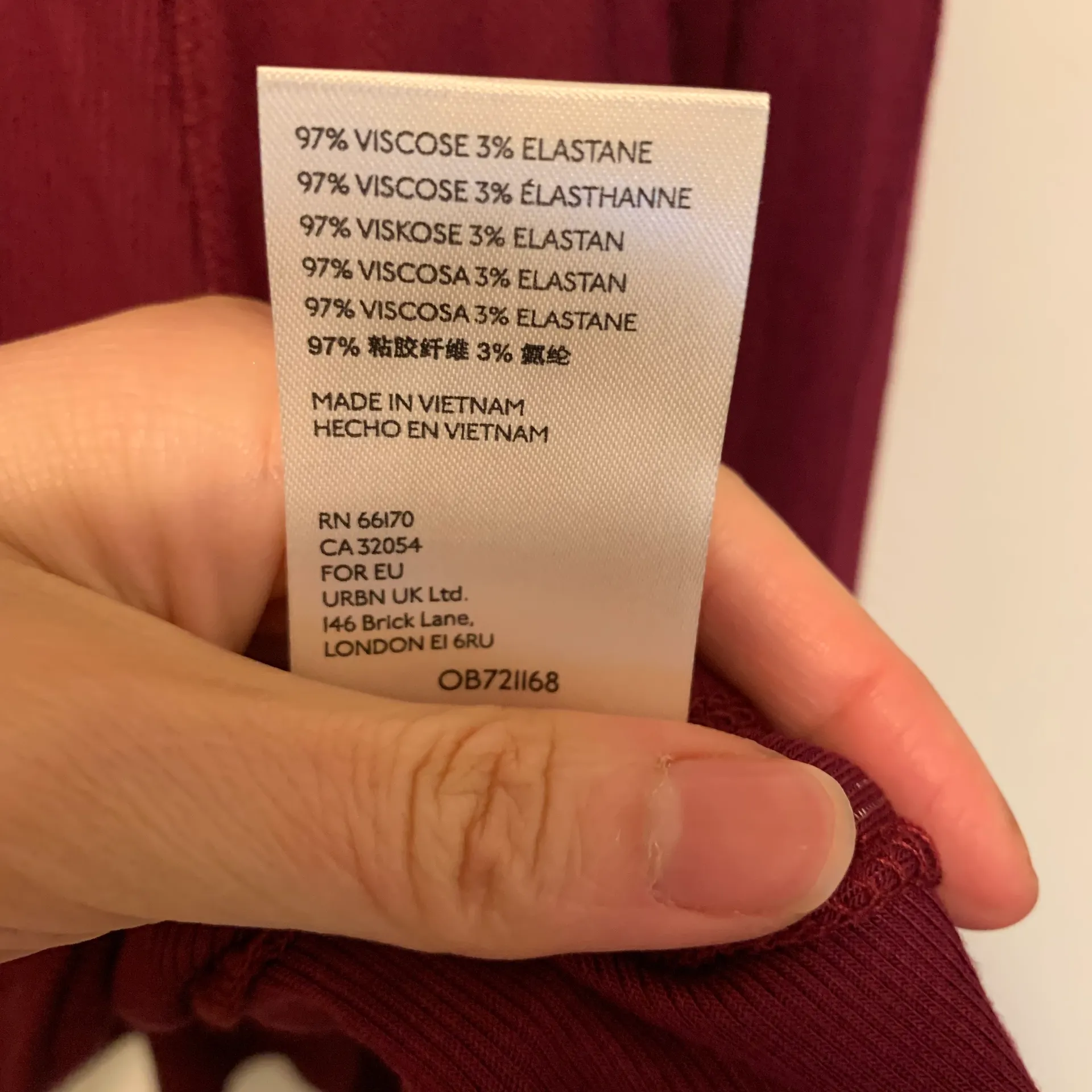 Free People January maroon Tunic long knit top NWT - Image 8