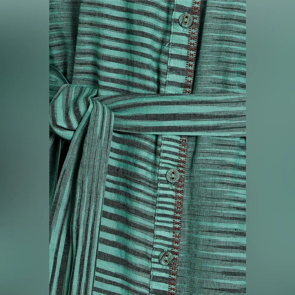 ULLA JOHNSON Fiora striped cotton-voile midi dress, Size 8, $498 - Image 8