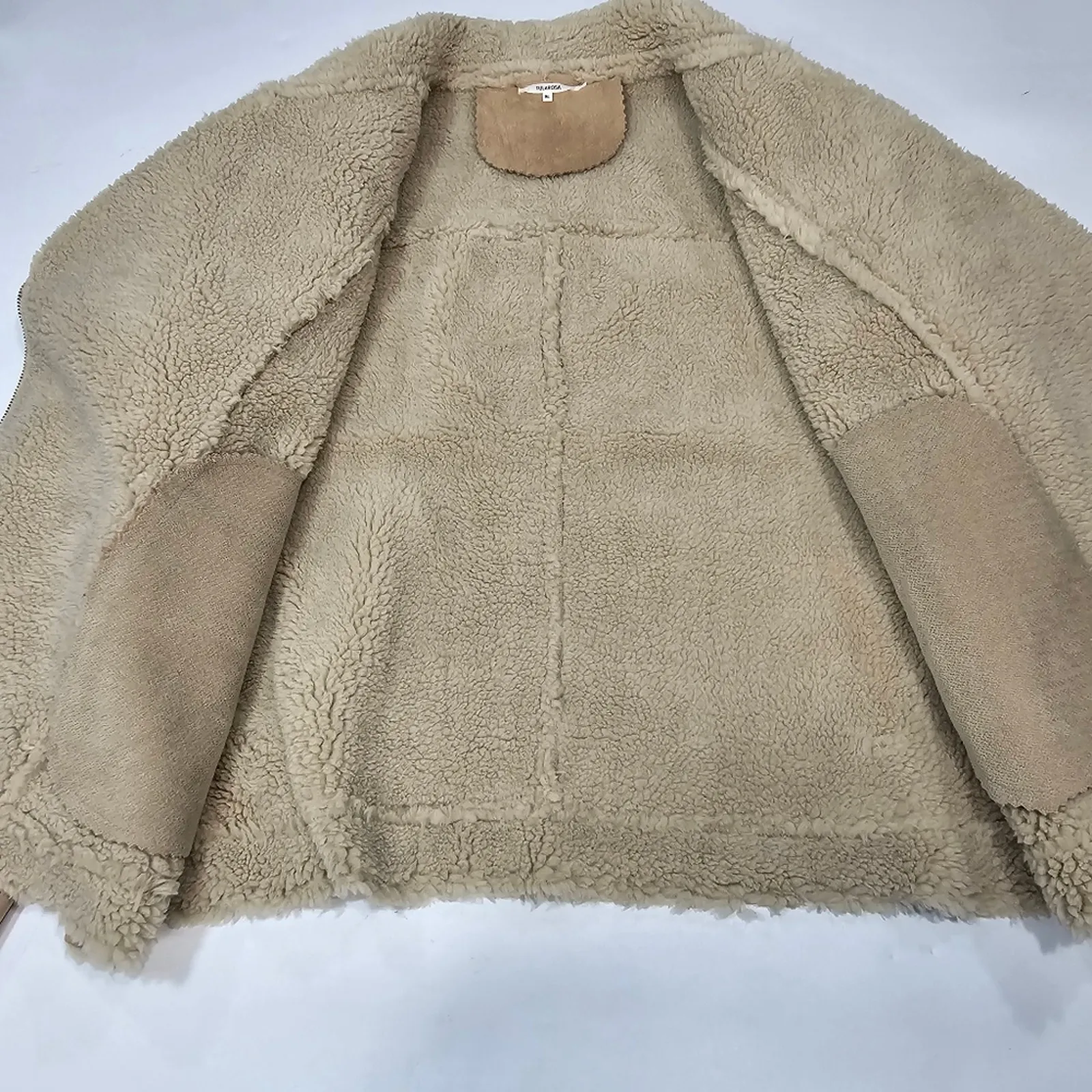 Tularosa Griffin Sherpa Coat in Mahogany XL - Image 8