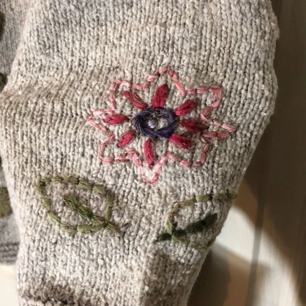 Susan Bristol Vintage Floral Sweater NWT PP - Image 7