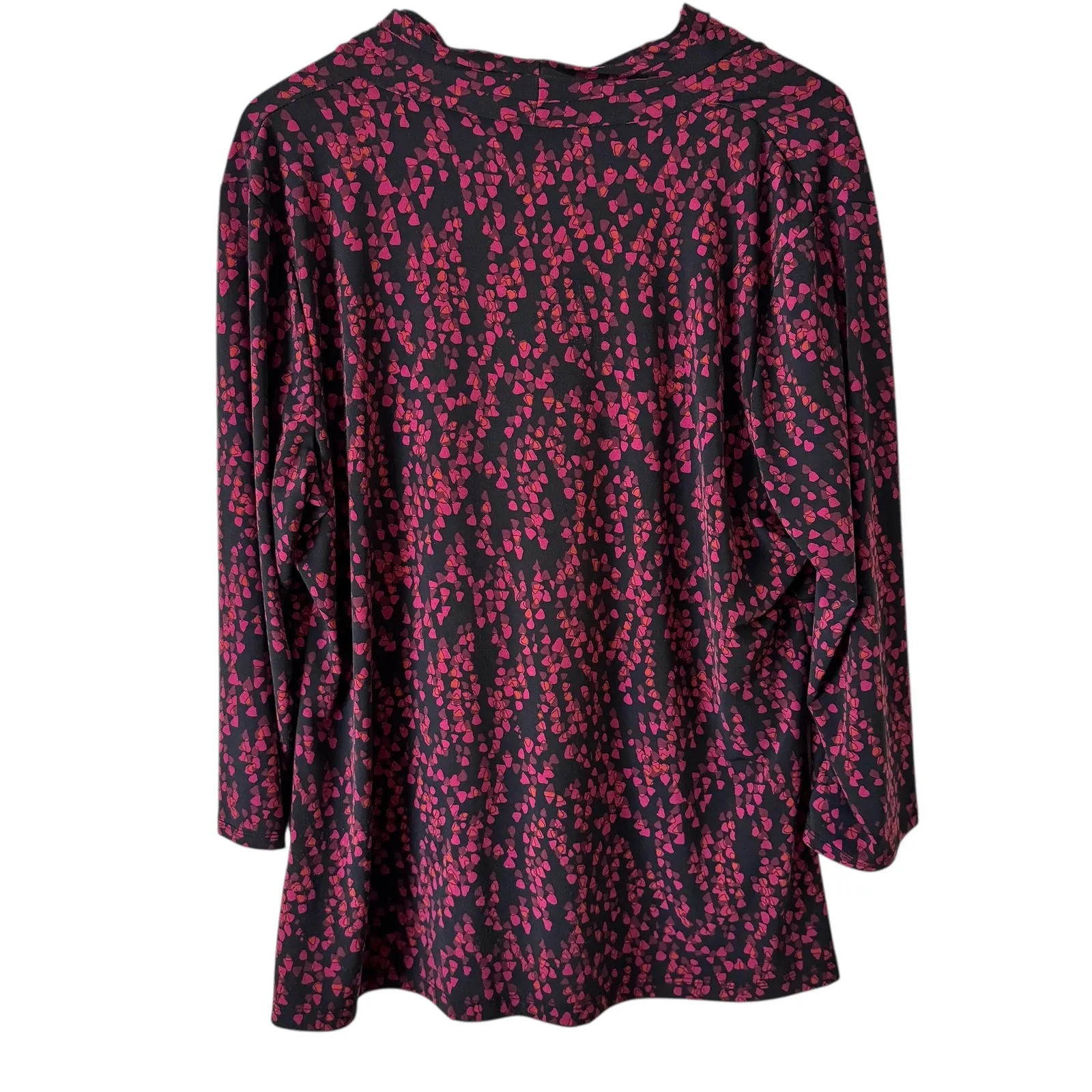 Apostrophe‎ Woman Floral Print V-Neck 3/4 Sleeve Blouse Top Plus Size 16 - 18 W - Image 6