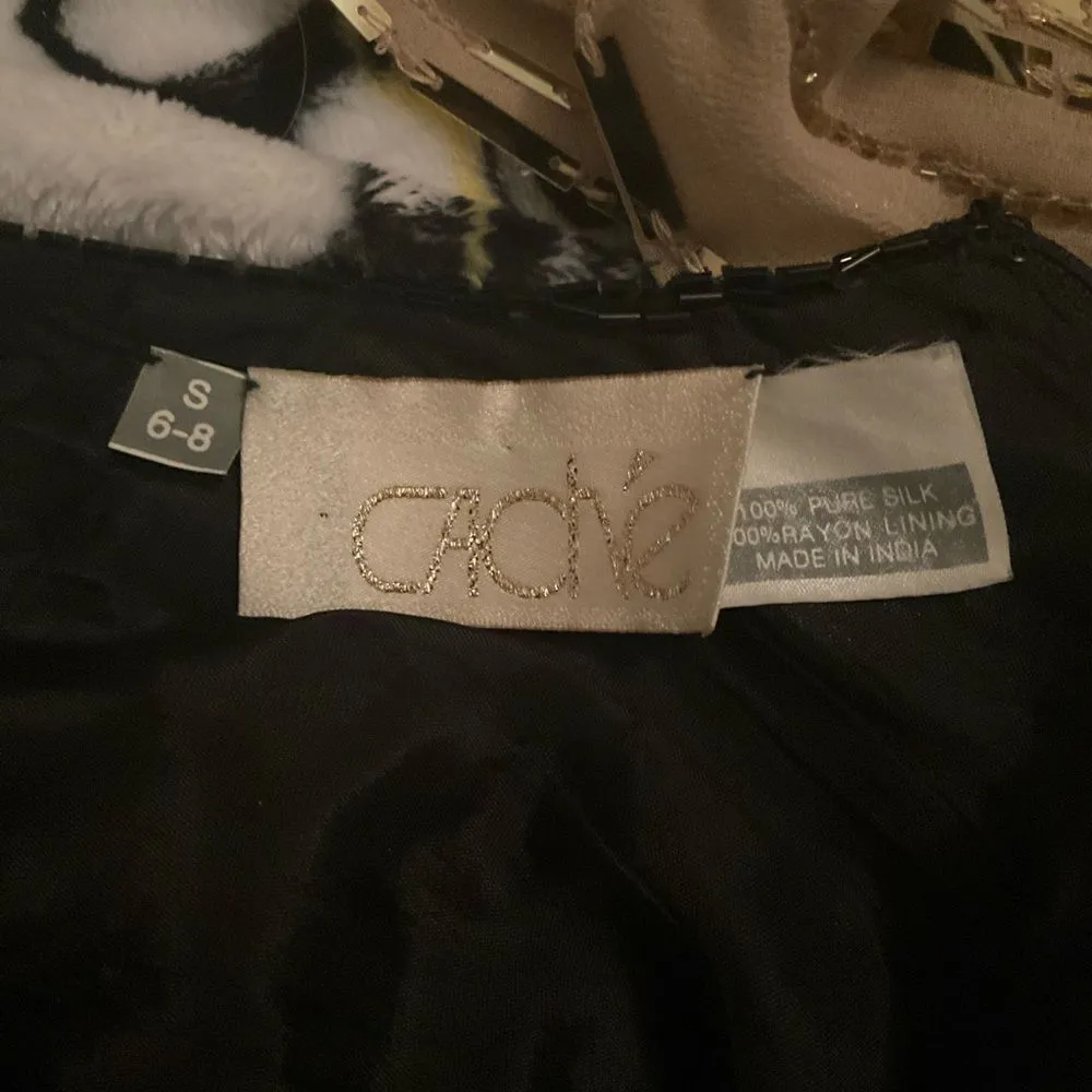 Vintage Cache Gold Label Sequin Dress - Image 10