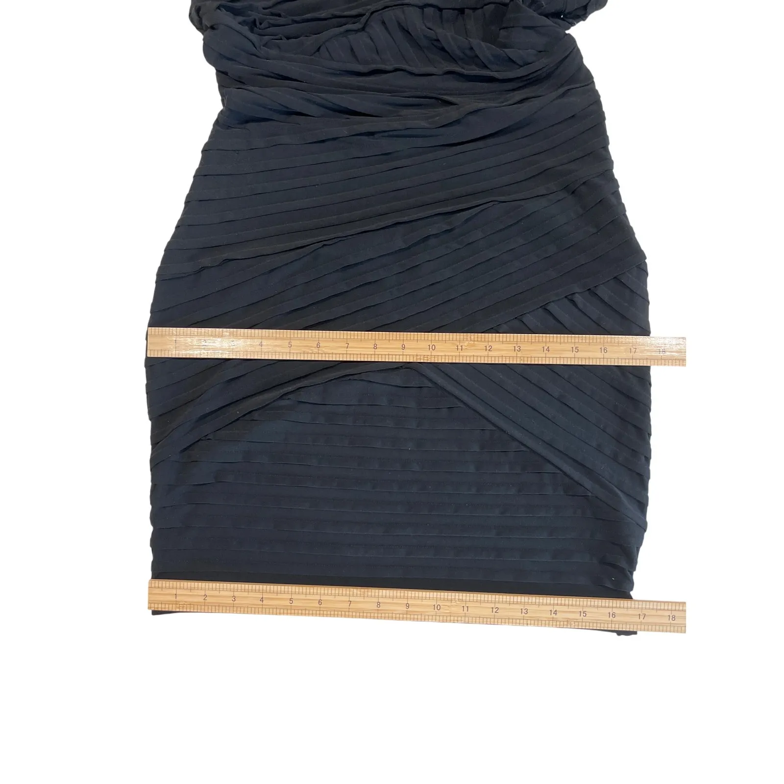 Calvin Klein Black Sleeveless Stretch Textured Dress Women's Size 4 Classic LBD - Image 7