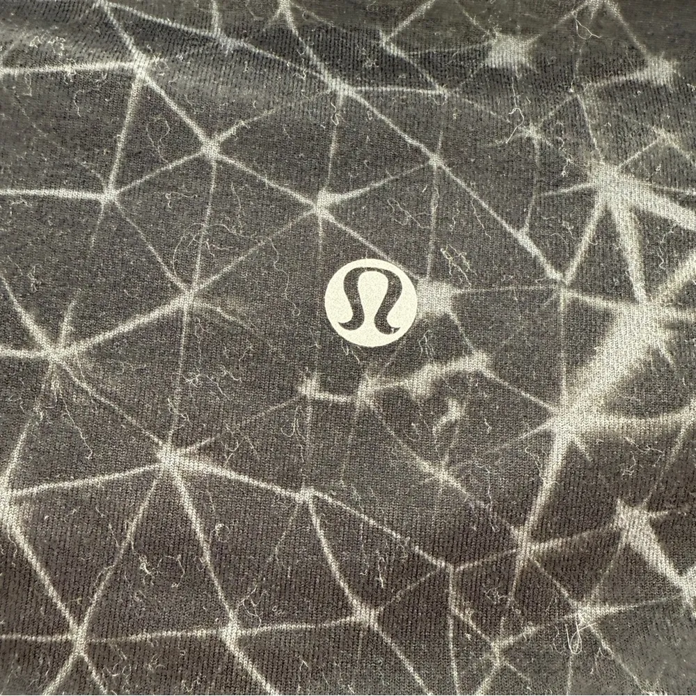 Lululemon Wunder Under Crop II *Full-On Luon (Roll Down) Star Crushed Coal Black - Image 5