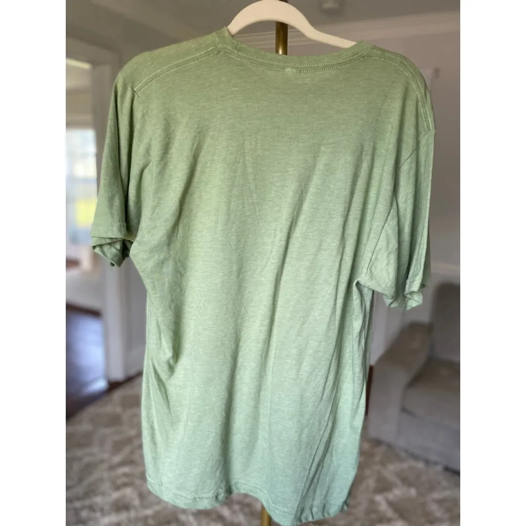 Mama Graphic Print Tee Leopard Sage Green Soft Boho Retro XL Soft Material Retro - Image 3