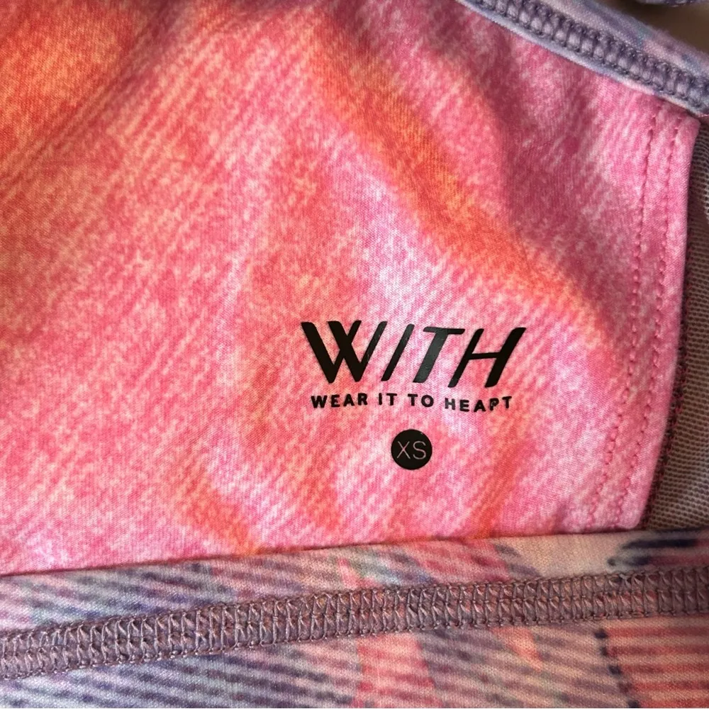 Peloton X WITH Wear It To Heart Floral Sports Bra Scrappy Cross Back Women XS. - Image 7