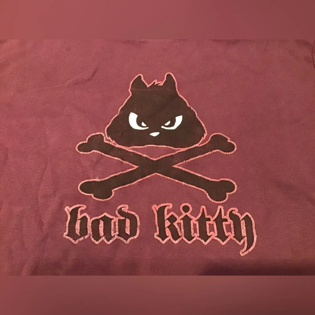 Vintage Womans looney tune bad kitty size 2xl by Jerry Leigh Black - Image 2