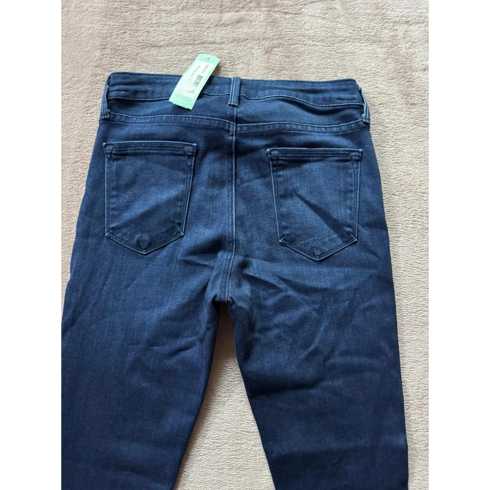 Just Black Grace High Rise Super Skinny Jeans Dark Wash Size 30P - Image 7