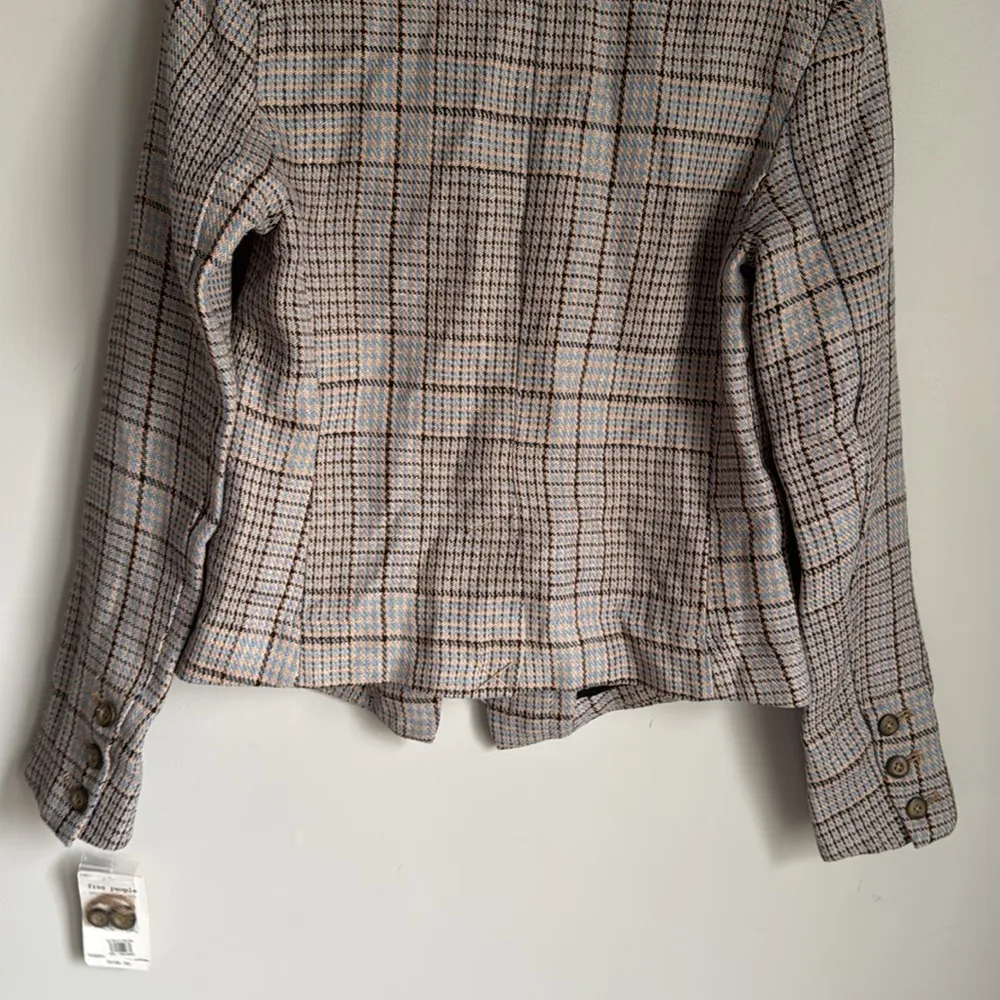 NEW FREE PEOPLE Chess Blazer in Multi XS - Image 13
