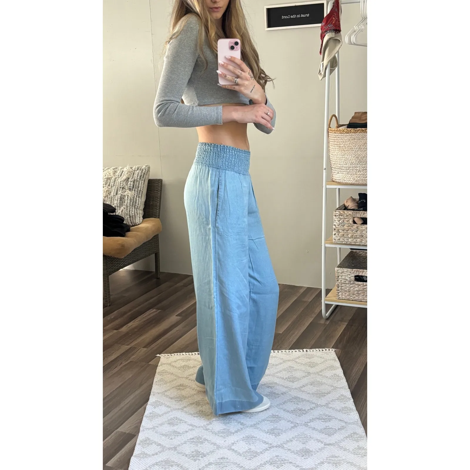 0105. $198 NWOT Joie Wide Leg‎ Palazzo Pants - Image 2