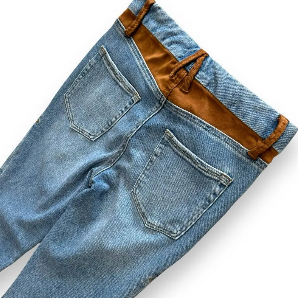 NWOT Good American Legs Suede Mixing Skinny Jeans - 00/24 - Image 5