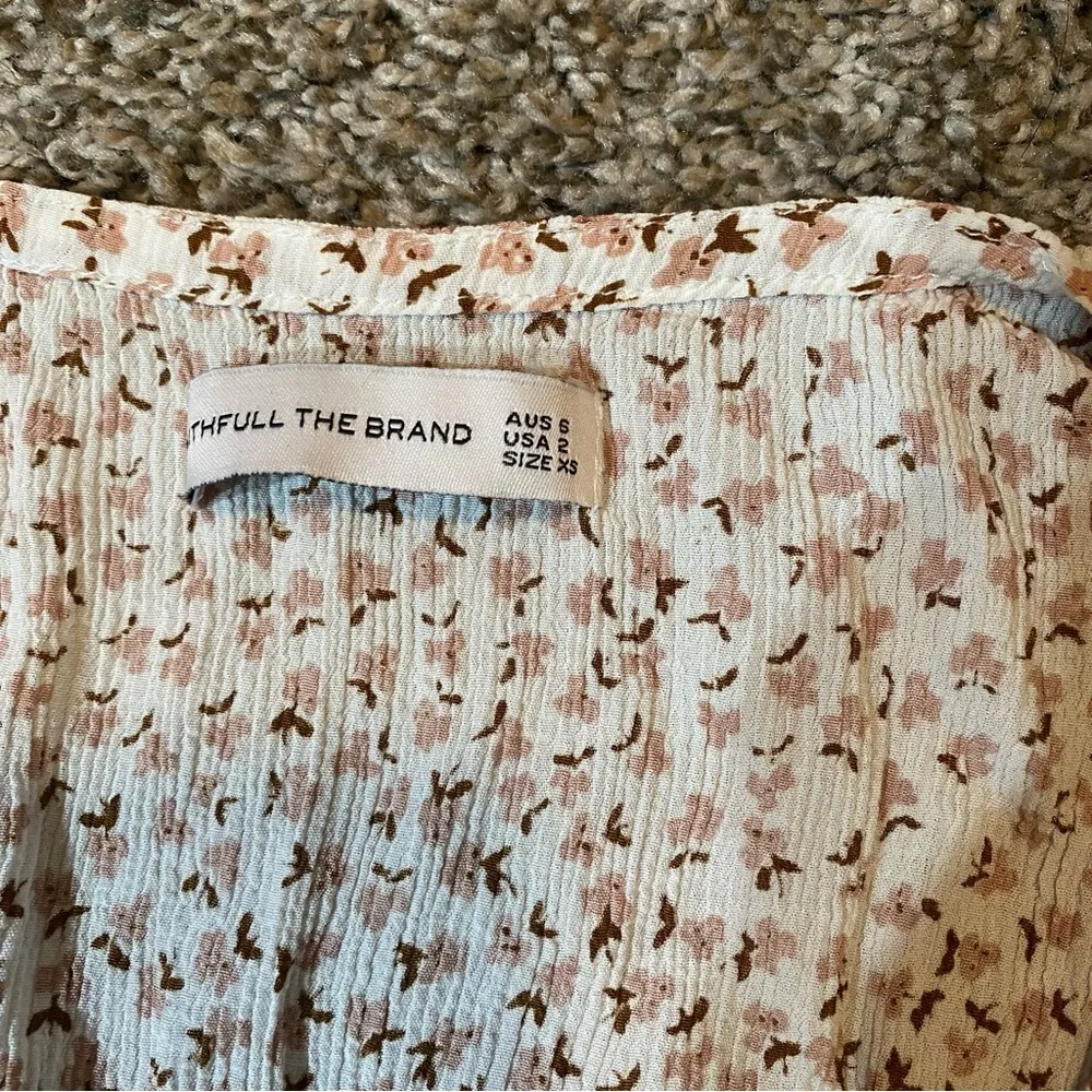 Faithfull The Brand Floral Print Mini Dress Size 2 - Image 5