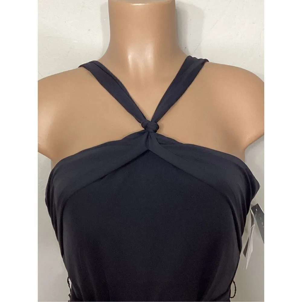 New. La Blanca black swimsuit with tie. Retails $149. Size 14 - Image 4