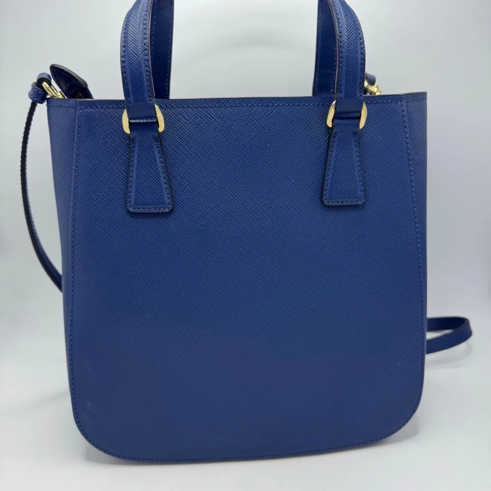 Prada Metropolis Saffiano Lux Leather Shoulder Bag Bruette NEW - Image 4