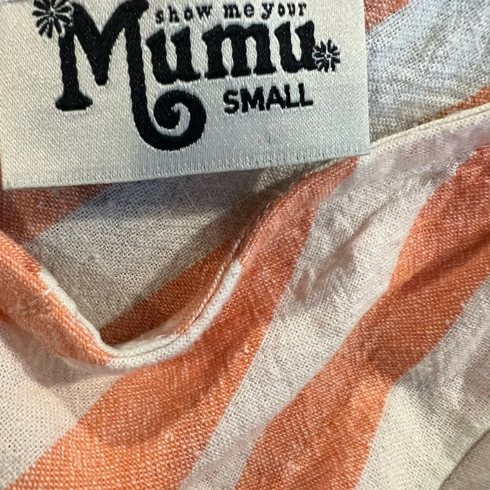 Show me Your Mumu Striped Orange Sundress - Image 5
