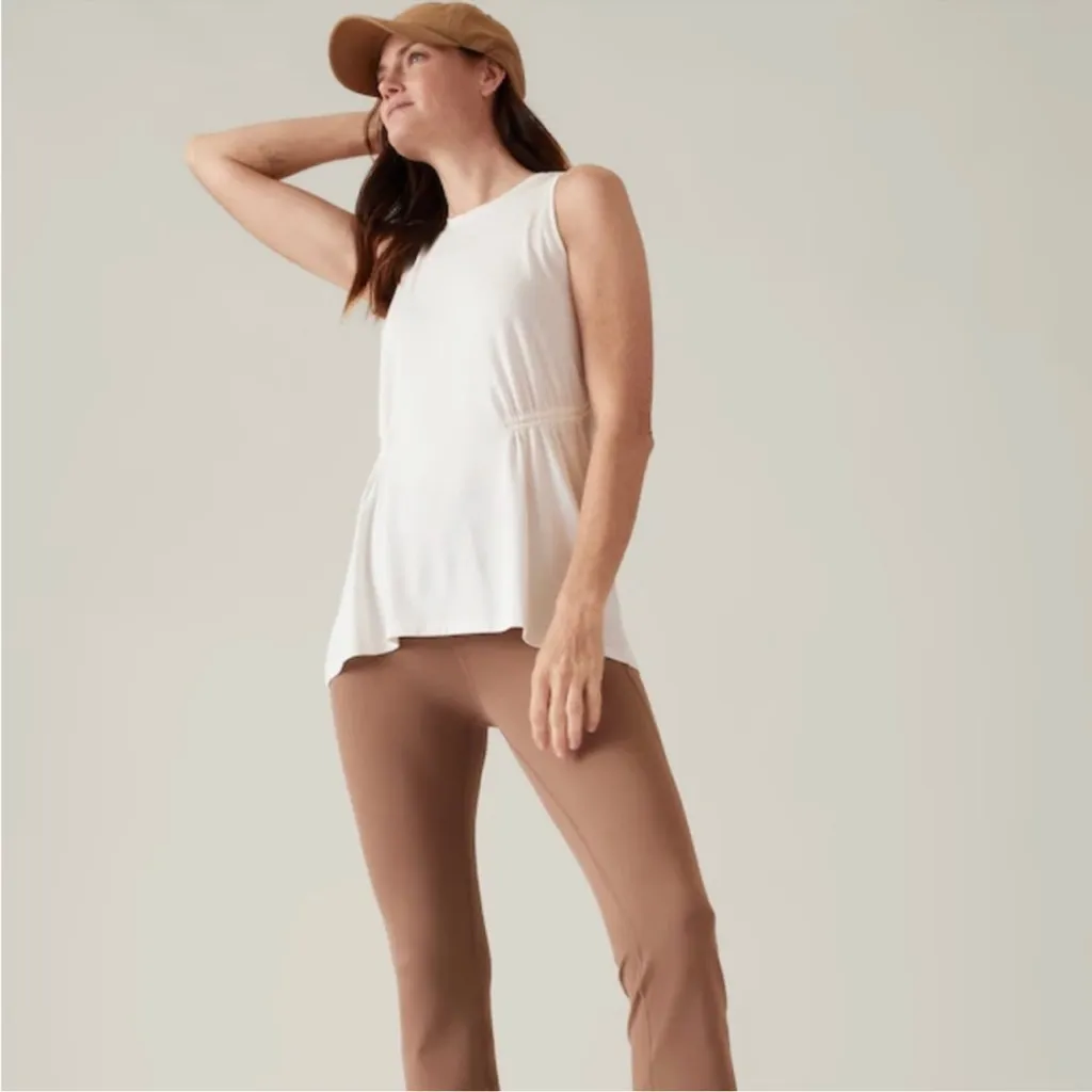 Athleta Air Out Cinch Tank in Magnolia White XL - Image 3
