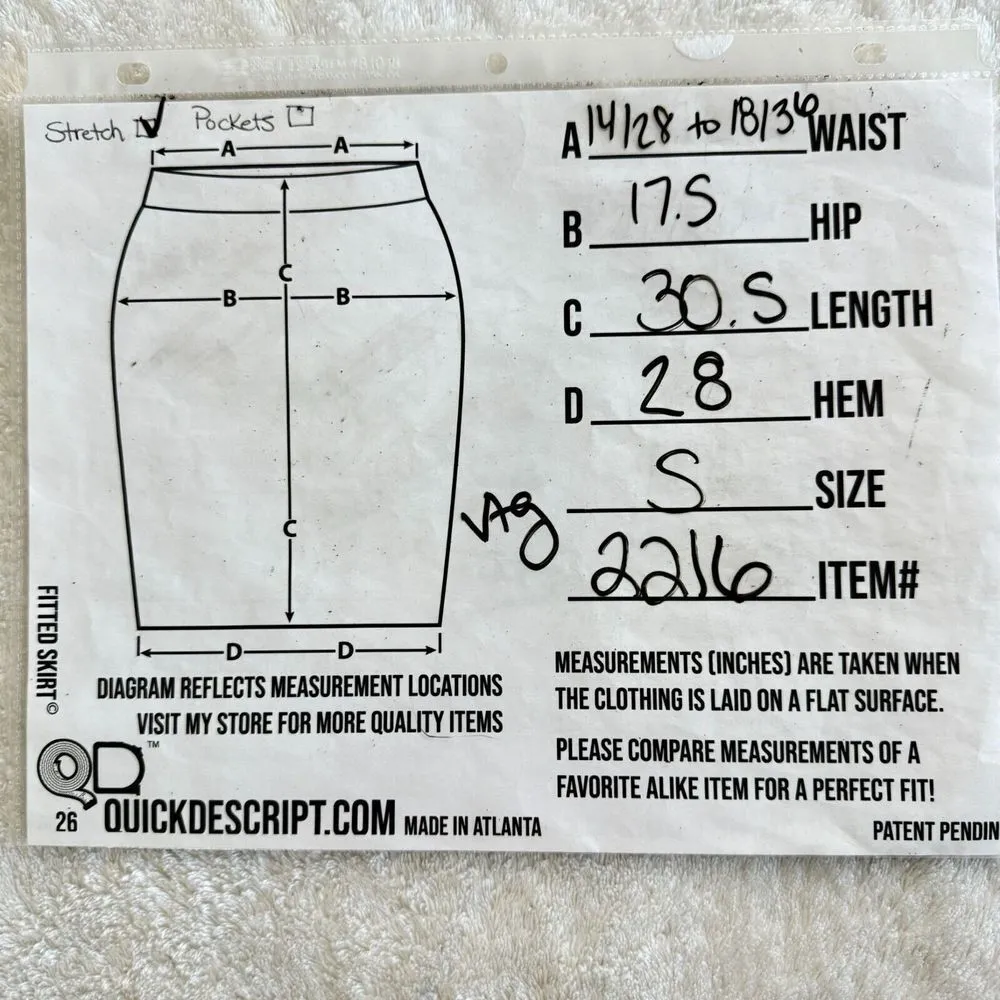 Vintage Coco Bianco Maxi Skirt Size S Y2K Black Elastic Waist Boho Indie Career - Image 3