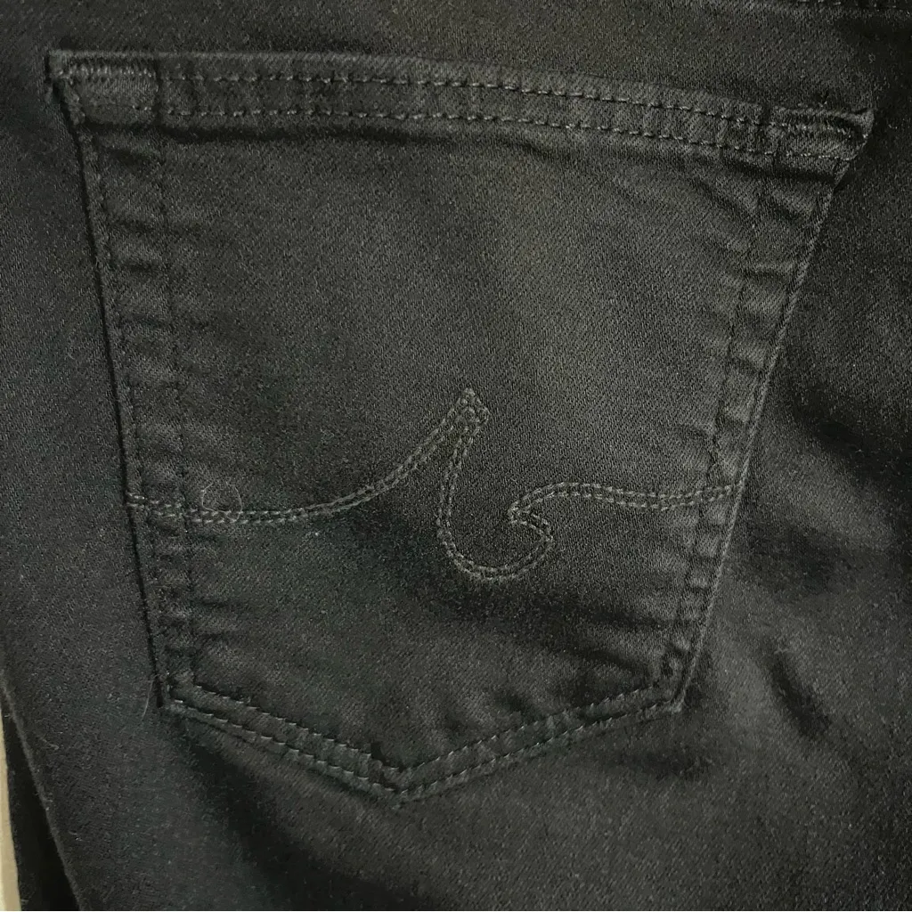 AG Adriano Goldschmied Pants Size 29 R Black The Legging Super Skinny Ankle‎ - Image 13