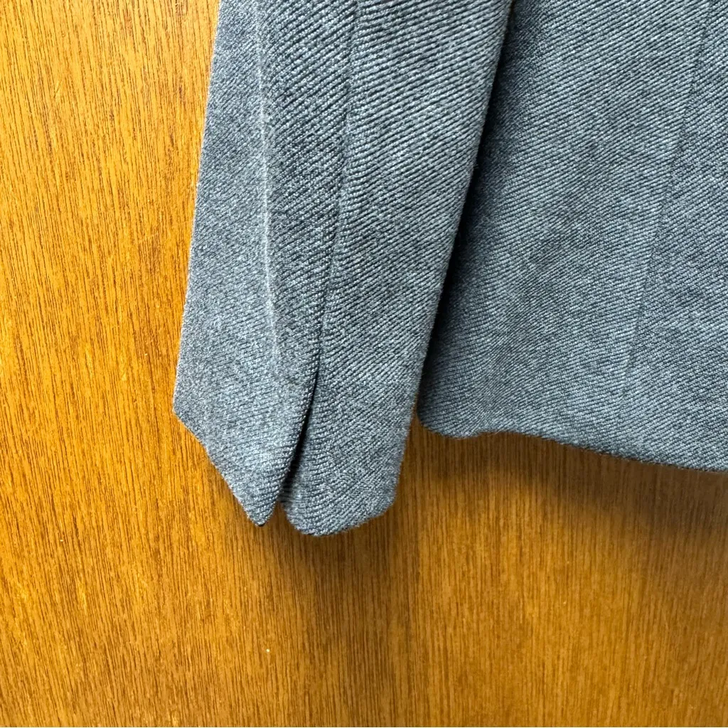 NEW J. Crew Going-Out Blazer Open Front Jacket Stretch Twill Gray Grey 4 NWT - Image 9