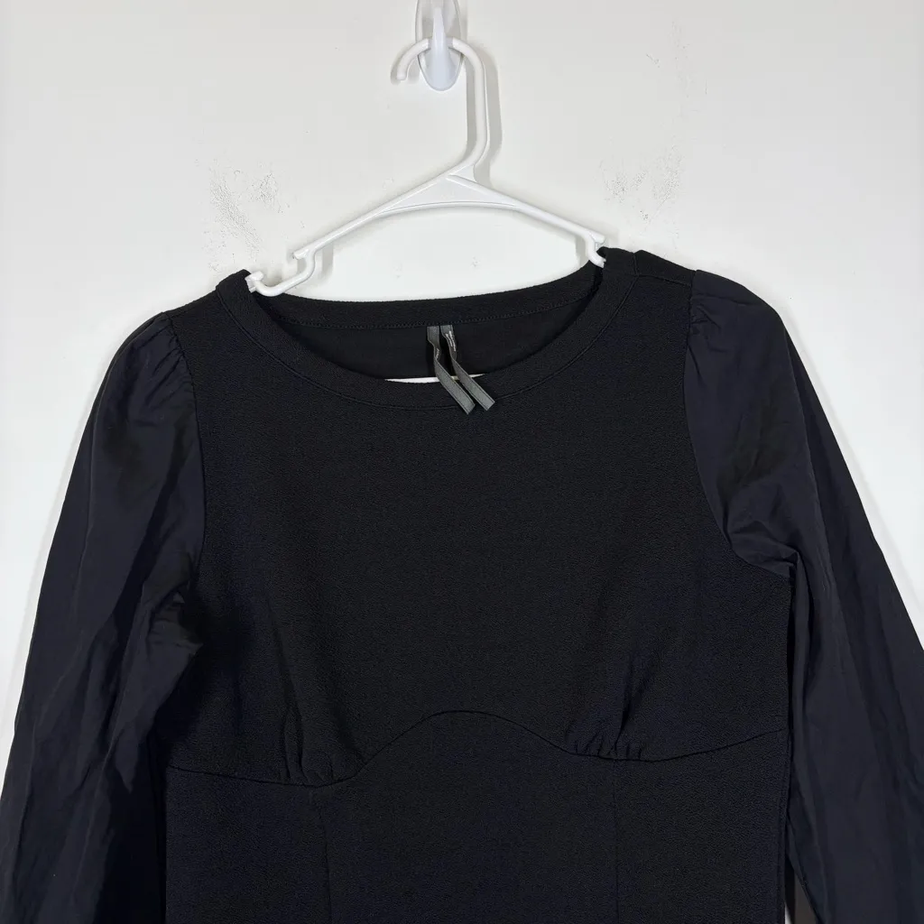 Anthropologie Structured Long Sleeve Blouse Size XS - Image 6