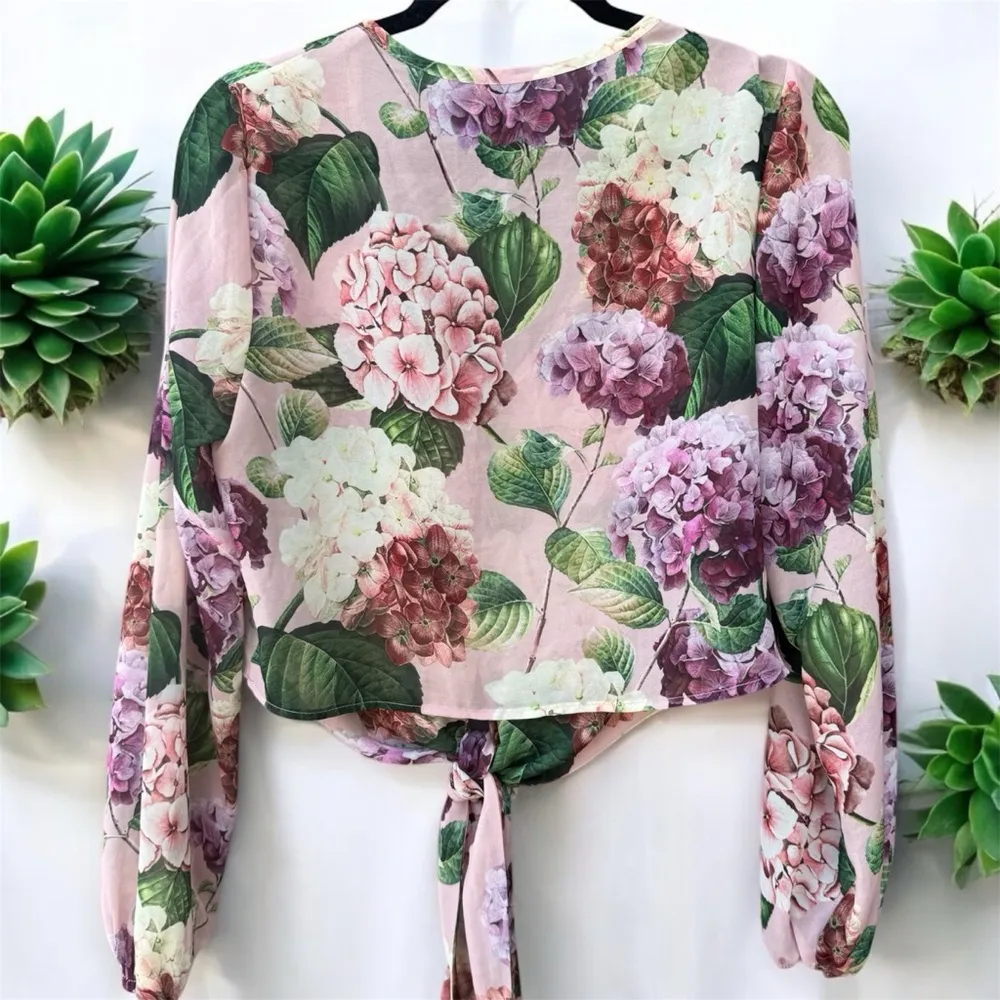 Show Me Your Mumu Women's Tatum Tie Top Size Small - Image 3