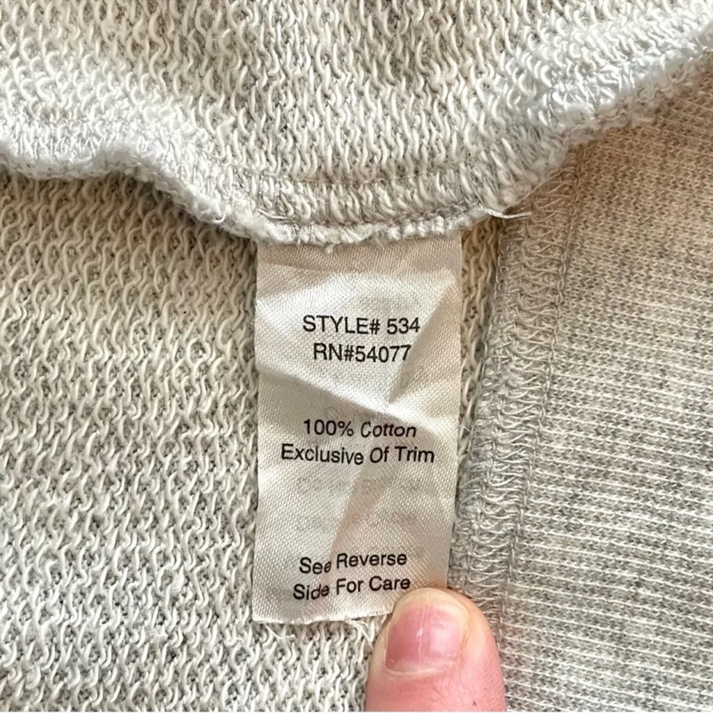 CAbi Style #534 Terry Shawl Cardigan Hoodie Full Zip Size Medium - Image 5