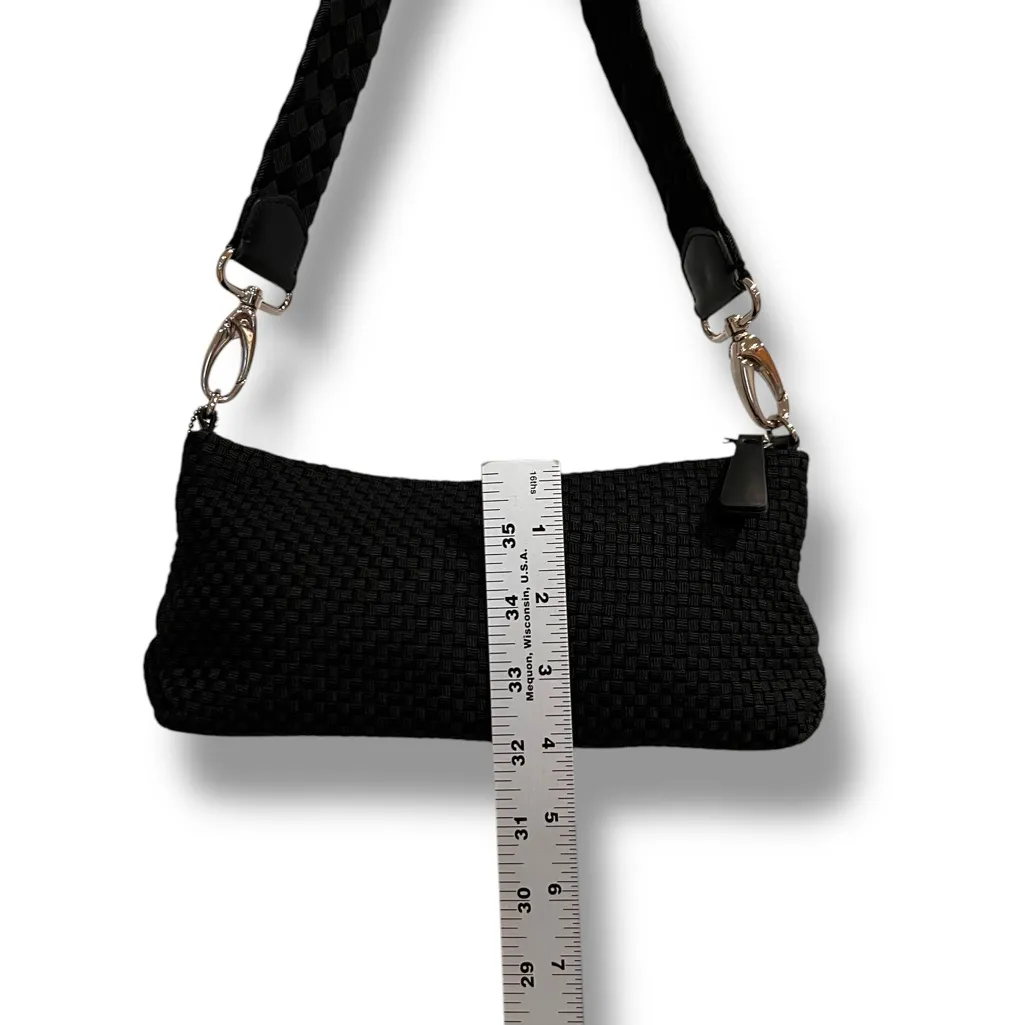 The Sak Small Black SilverHandbag Going Out Little Black Dinner Purse Club Bag - Image 10