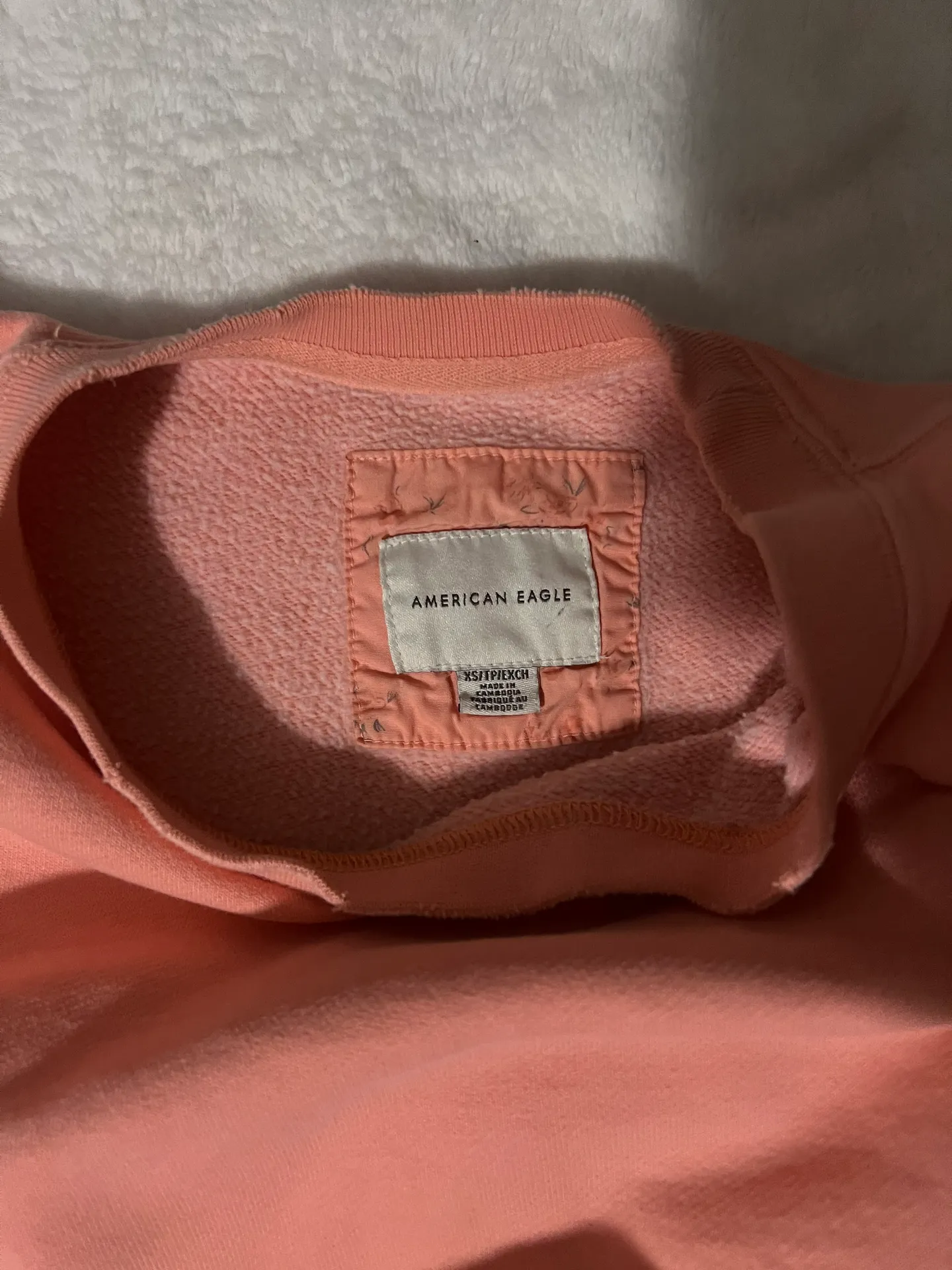 American Eagle Outfitters Crew Neck Pink Size XS - Image 3