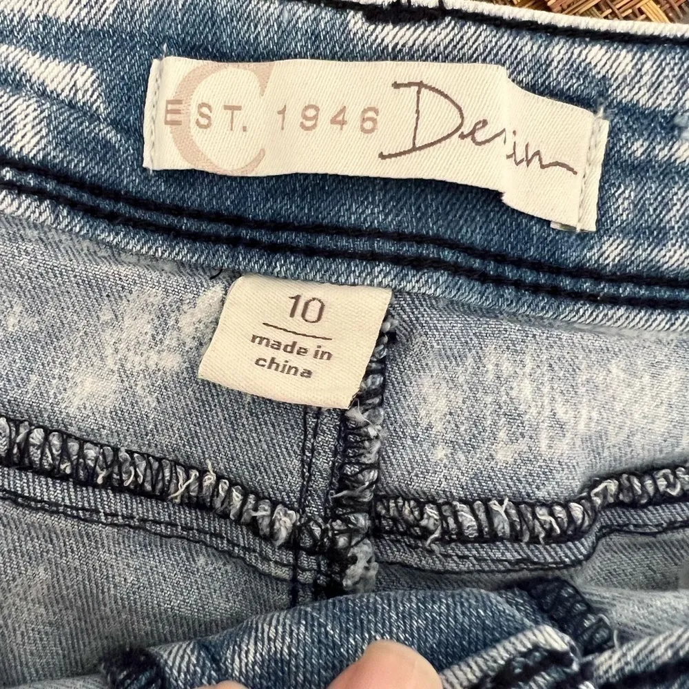 Cato Est. 1946 Denim American flag stars & stripes red white blue denim shorts - Image 4