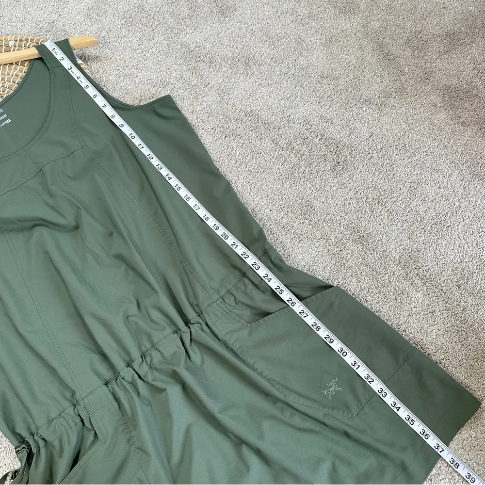 Arc’teryx Women’s Contenta Dress Sleeveless Dropped Waist Lightweight Green XL - Image 15
