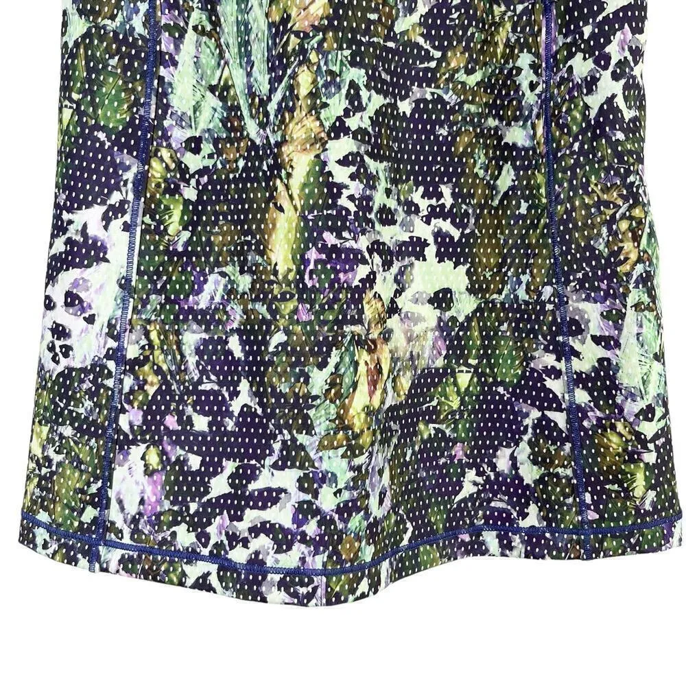 Lululemon Running in The City‎ Mesh Tank Top Pistachio Leaf Green Purple, Size 4 - Image 8