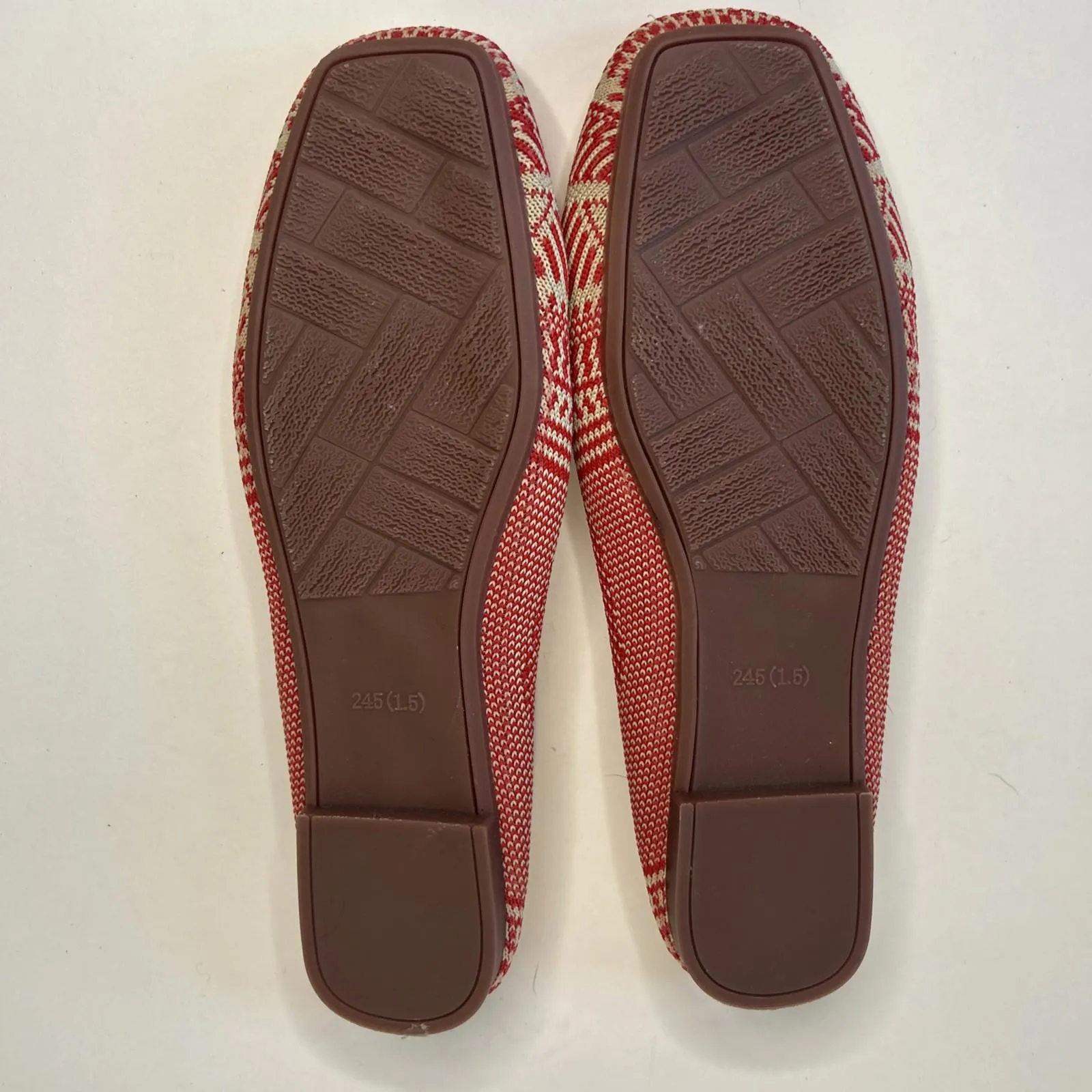 RVROVIC Women’s Flat Shoes Sz 8.5 Knitted Lightweight Slip - Image 8