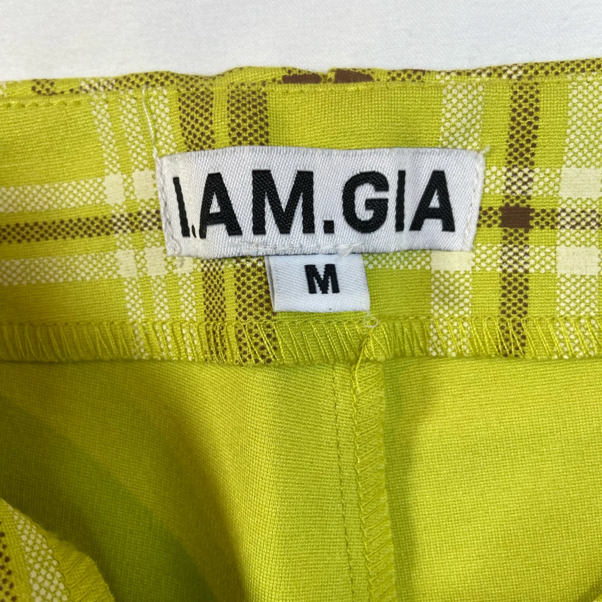 I.Am.Gia‎ pants Polaris High Rise Plaid Pant Zip Front Size Medium - Image 5