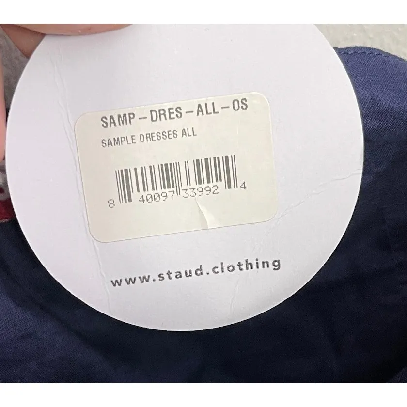 NWT Staud Elio Off The Shoulder Tiered Cotton Poplin Midi Dress Cottagecore 12 - Image 5