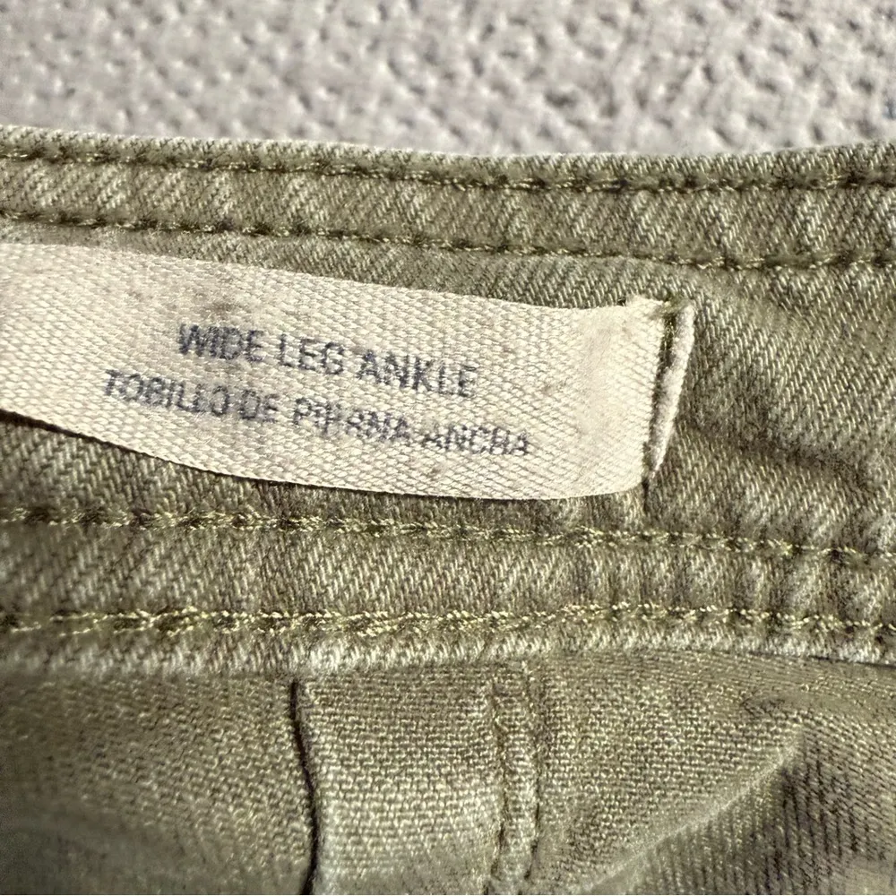 Universal Thread Olive Khaki Green Wide Leg ankle Pants size 0 EUC - Image 5