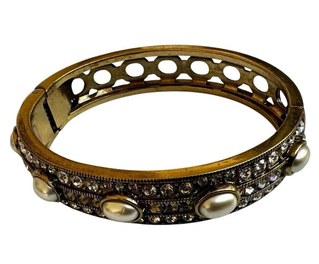 Heidi Daus Faux Pearl & Crystal Gold - Image 5