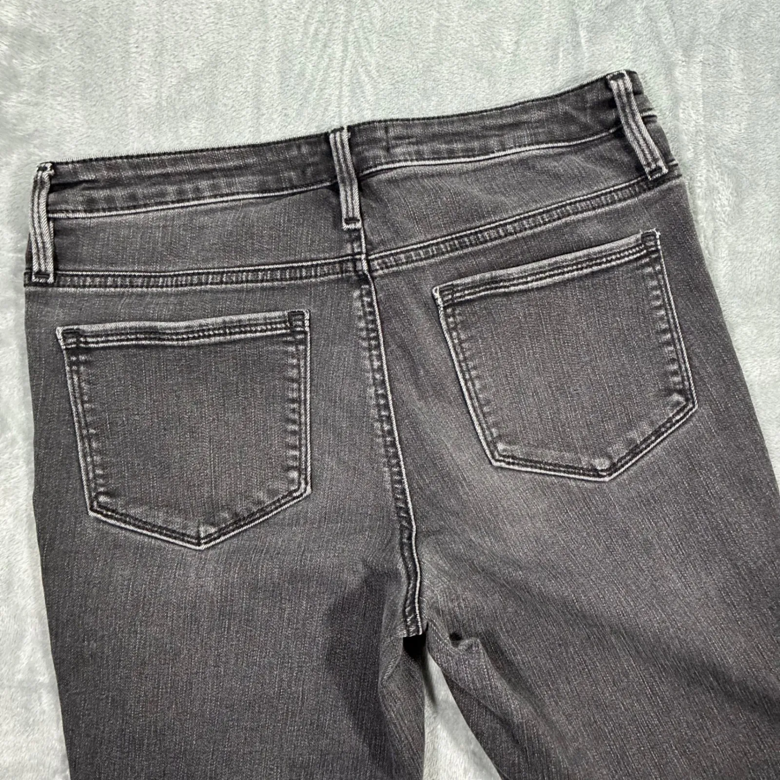 Athleta Gray Wash Skinny Jeans Women's Size 6 - Image 4
