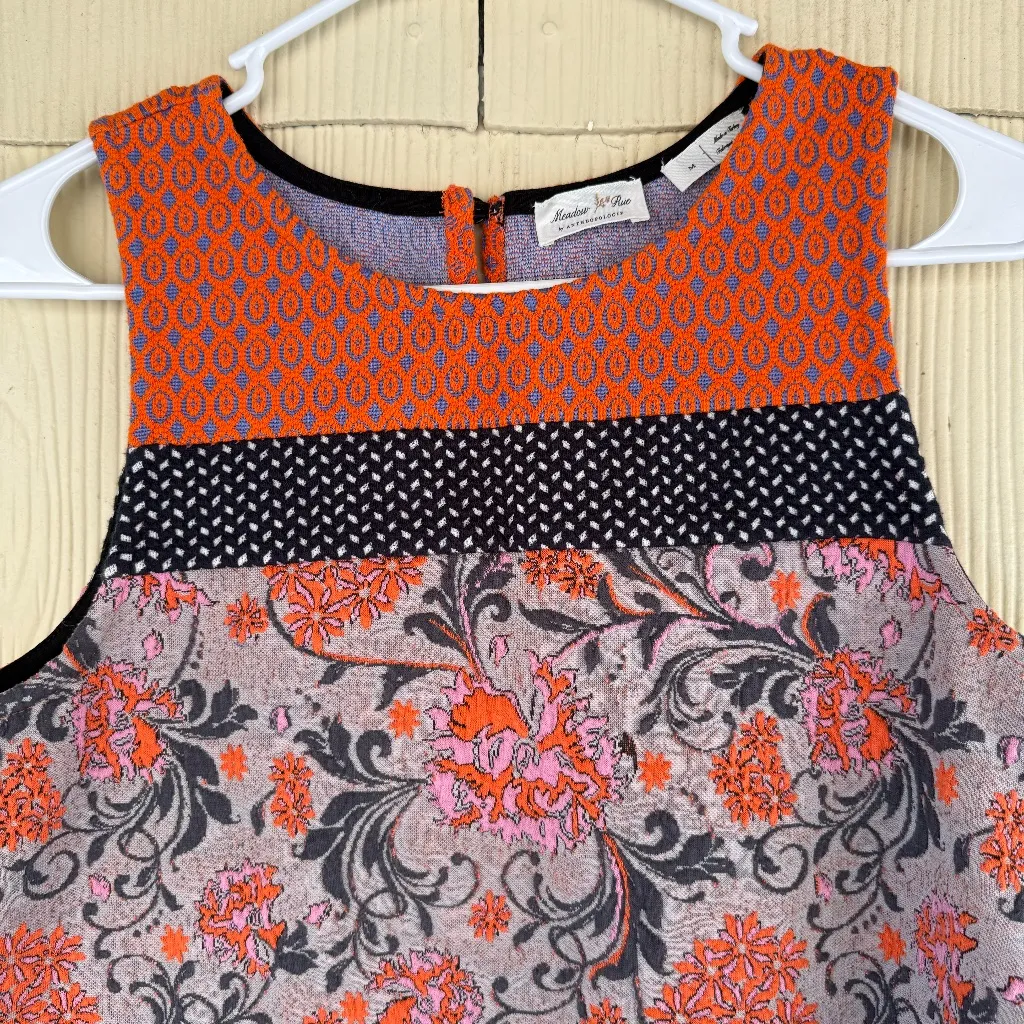 Anthropologie Meadow Rue Poppy Floral Jacquard Tank Top - Image 2