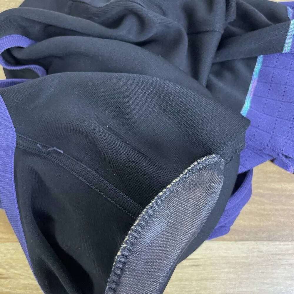 Misook Cardigan XL Sweater Top Black Womens Button Up Knit Purple Career - Image 11