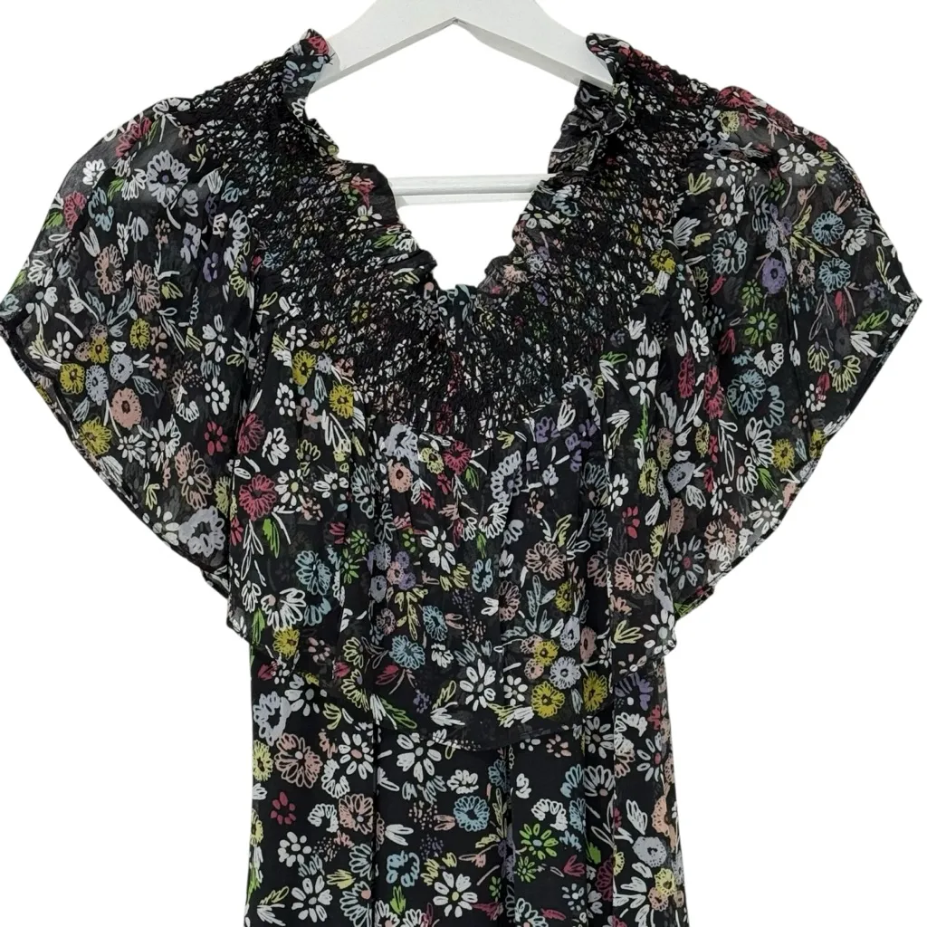 Rebecca Minkoff Loma Floral Dress in Balboa Garden Print Western Maxi Size 6 - Image 9