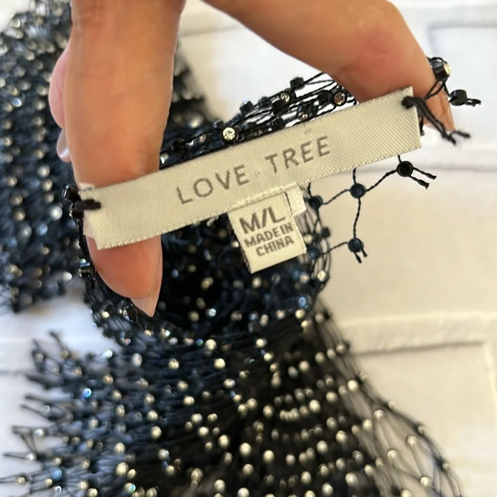 Love Tree Mesh Rhinestone tank Size M/L - Image 10