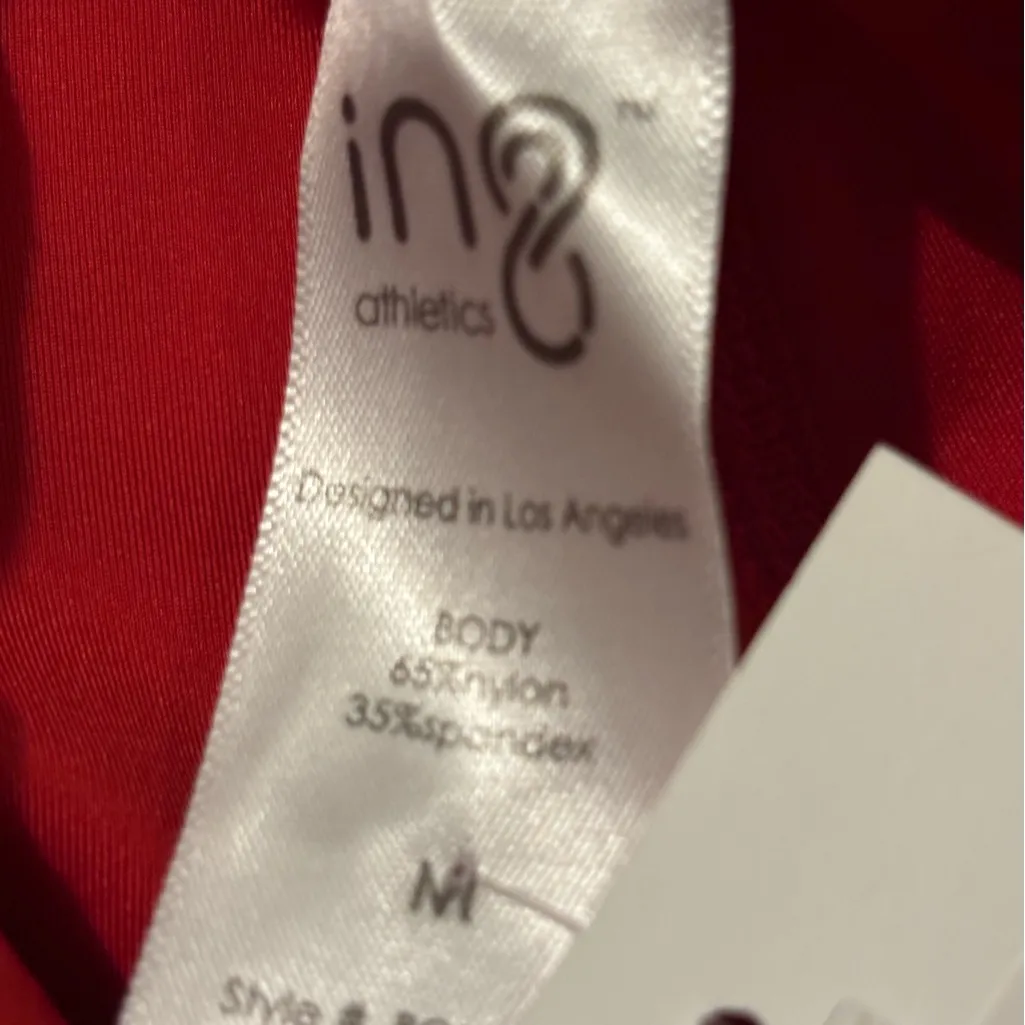 NWT Ing red athletic‎ pants. Size medium. - Image 7