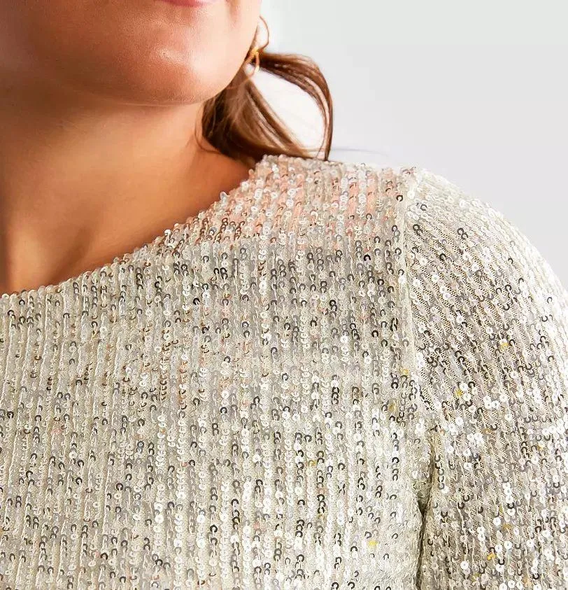 sequin long sleeve - Image 2