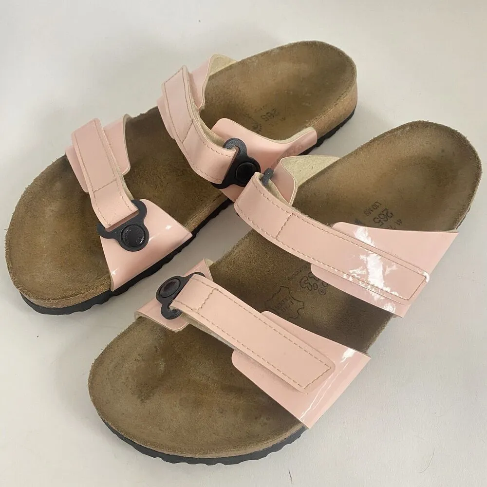 Birkenstock Birkis Madura Women’s Sz 10 Birko-flor Pink/Peach narrow - Image 4