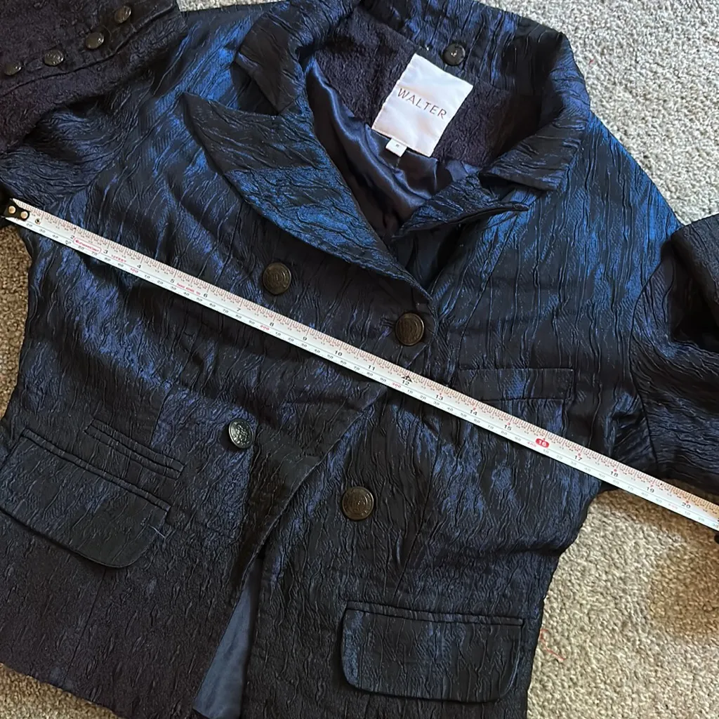 WALTER Iridescent‎ Ombré Jacket 8 Blue - Image 10