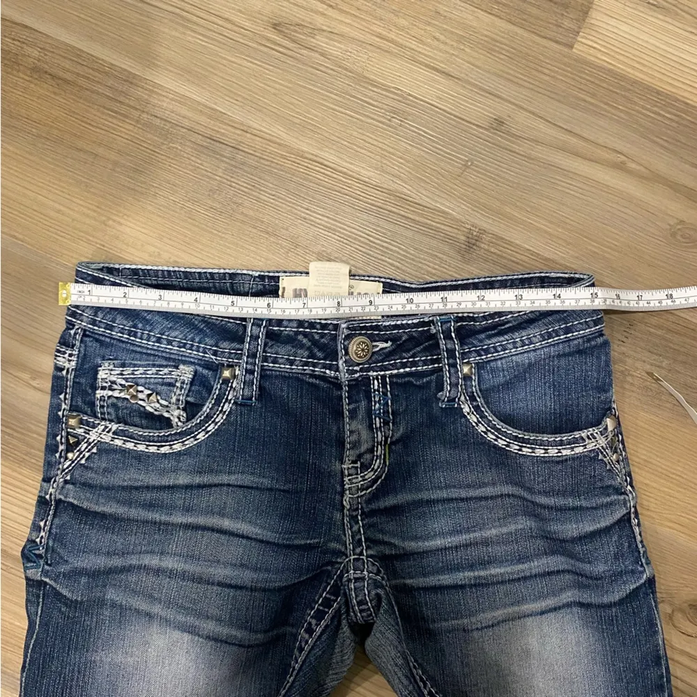 Hydraulic Gramercy Crop Low‎ Rise Jeans-Dark Wash/Sz 4 Women's Blue Jeans - Image 10